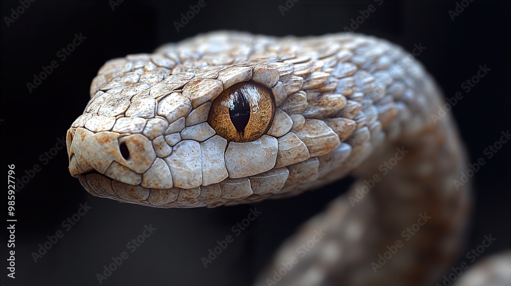 Close-Up of a Snake's Eye - Wildlife Photography Close-Up of a Snake's Eye - Wildlife Photography