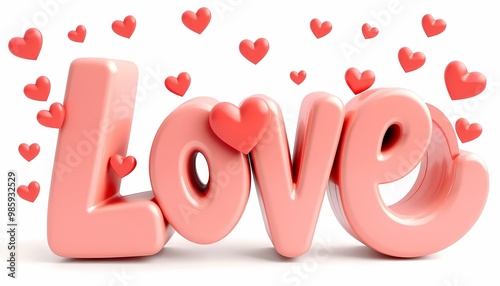 3d rendering of welcome text on a white background