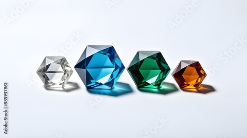 hexagon gem set