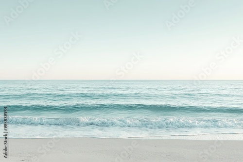 Fototapeta Naklejka Na Ścianę i Meble -  Tranquil Beachscape at Dawn