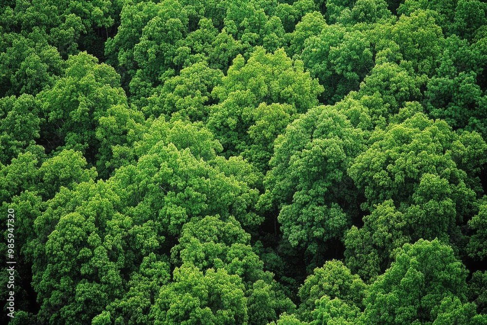Aerial View of a Lush Green Forest Aerial View of a Lush Green Forest