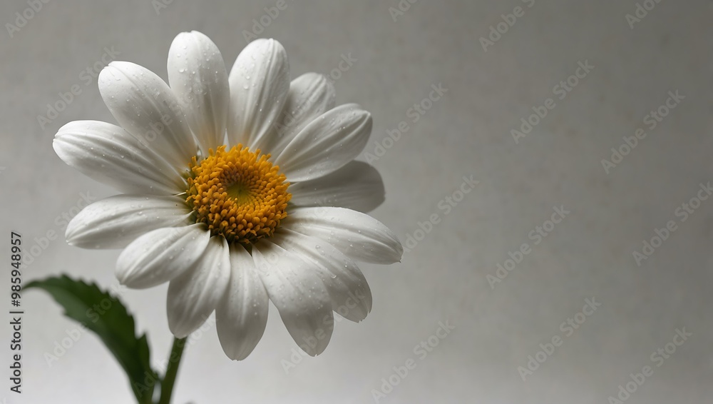 Elegant white flower isolated against a pure white background. Elegant white flower isolated against a pure white background.