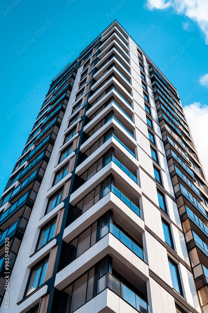 modern office building with sky modern office building with sky