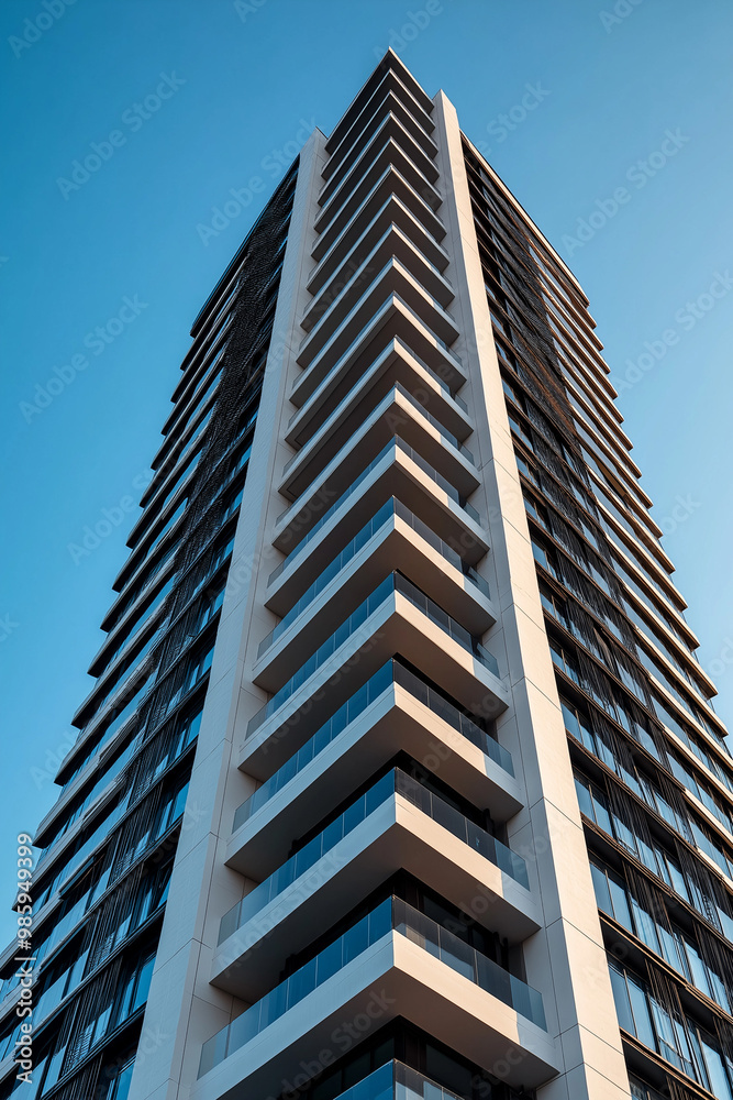 modern office building with sky modern office building with sky