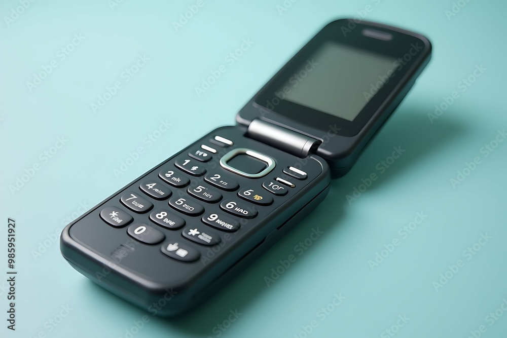 Photo of the keyboard of a mobile Photo of the keyboard of a mobile