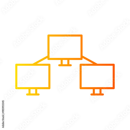network gradient icon