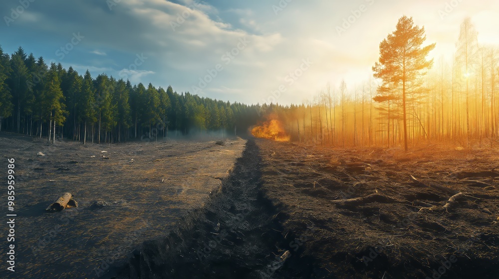 forest fire, Deforestation Awareness Campaign forest fire, Deforestation Awareness Campaign