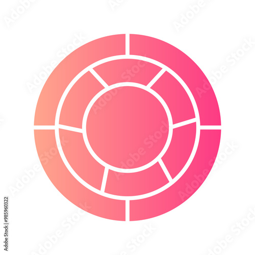 lifesaver gradient icon