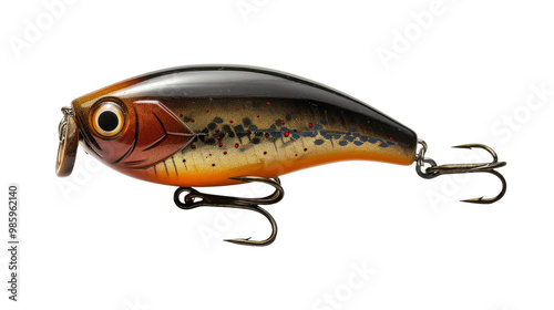 This fishing lure features a sharp design and vivid colors, making it an excellent choice for anglers seeking to catch fish in various water conditions. photo