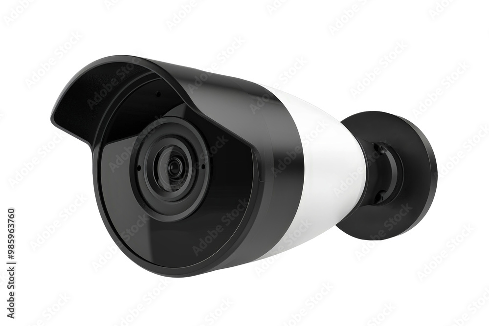 A sleek outdoor security camera is securely mounted on a wall, functioning to enhance safety and monitoring in residential or commercial settings. A sleek outdoor security camera is securely mounted on a wall, functioning to enhance safety and monitoring in residential or commercial settings.