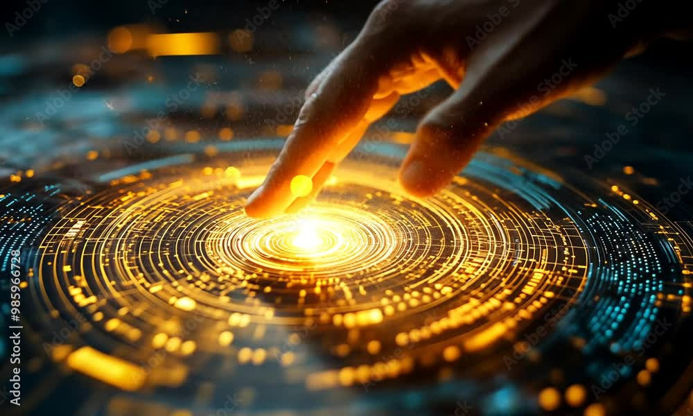 Hand Touching Spinning Data Flow � Data Processing Hand Touching Spinning Data Flow � Data Processing
