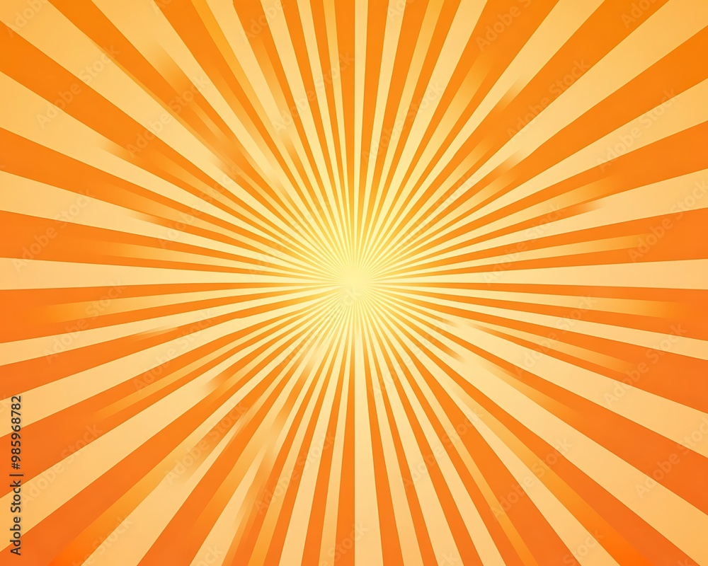 Retro-Inspired 60s and 70s Sunburst Graphic Print with Groovy Background Vibes Retro-Inspired 60s and 70s Sunburst Graphic Print with Groovy Background Vibes