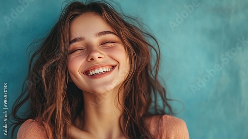 Portrait of a smiling young lady