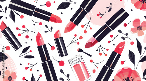 Elegant Women Make up and Fashion Beauty Essentials