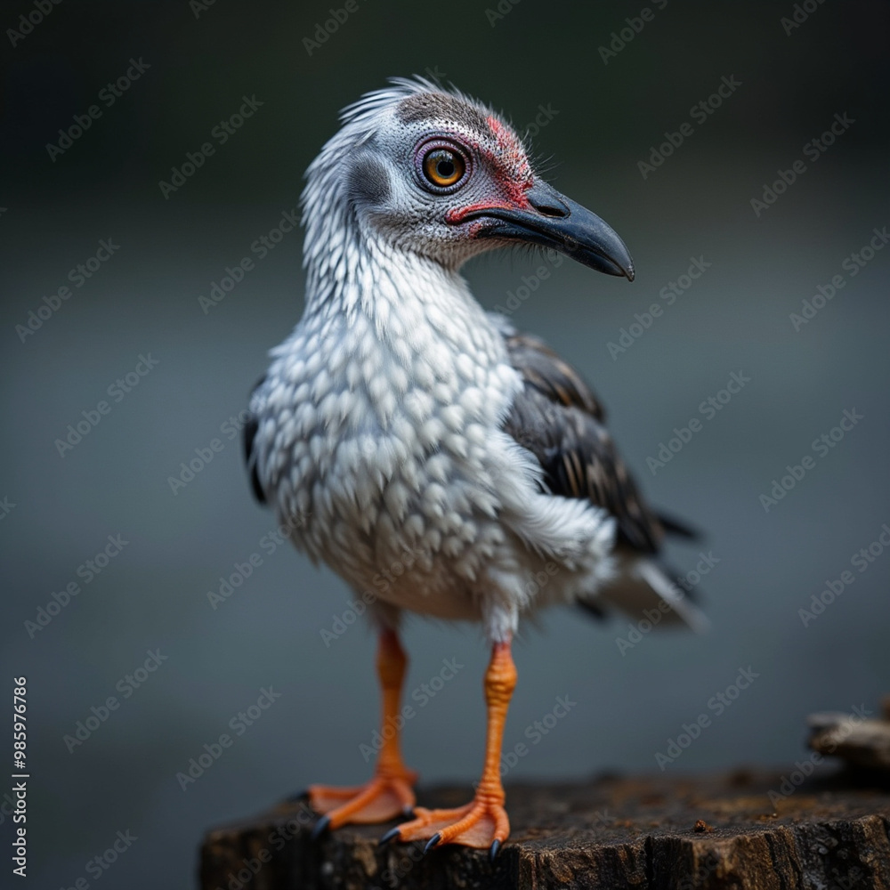 Portrait of a black-crested starling (Crested Starling) Portrait of a black-crested starling (Crested Starling)
