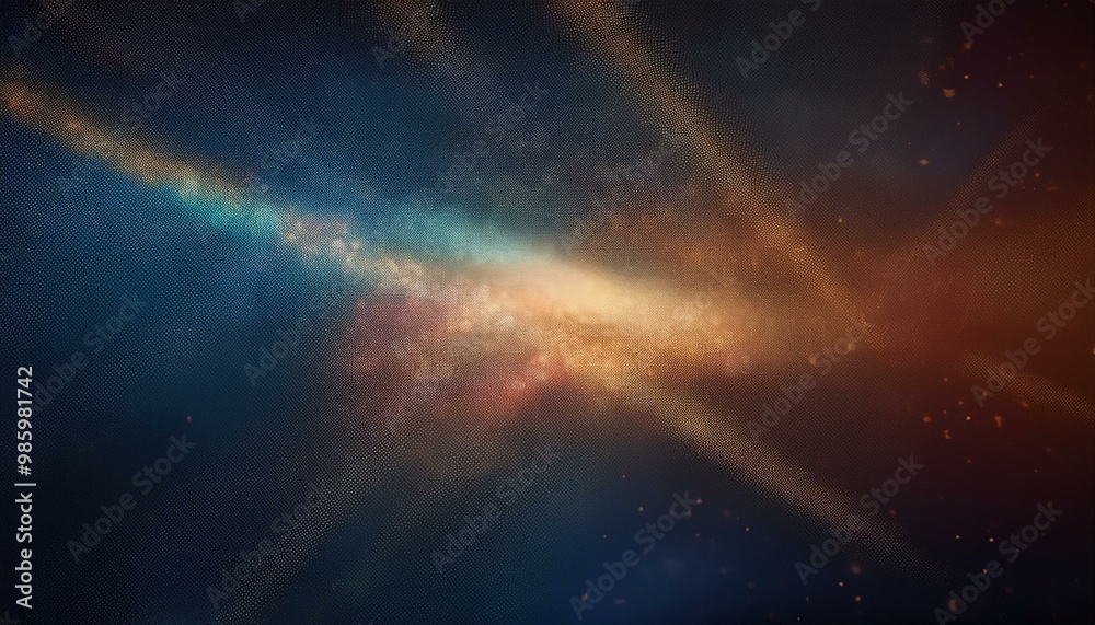 Fototapeta premium Abstract film texture background with grain, dust and light leak