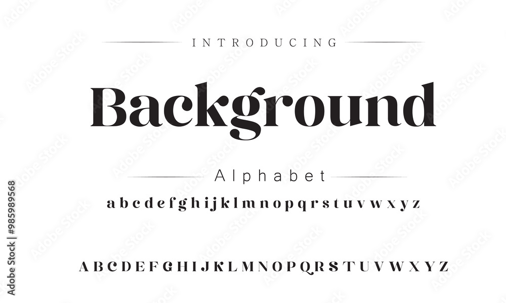 Obraz premium Sophisticated Vintage Lettering Styles