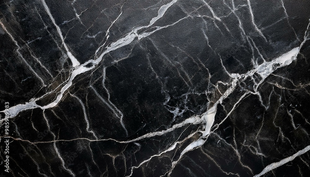 Black marbled surface Black marbled surface