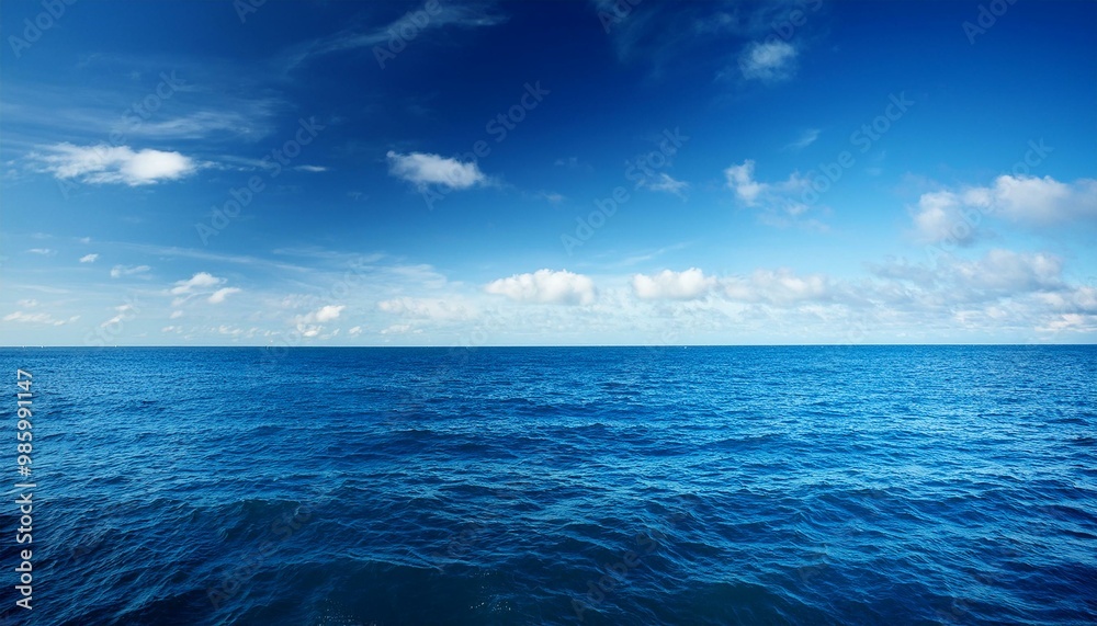 Obraz premium blue sky ocean