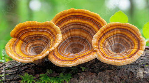 A reishi mushroom, trending superfood with health benefits, Ai