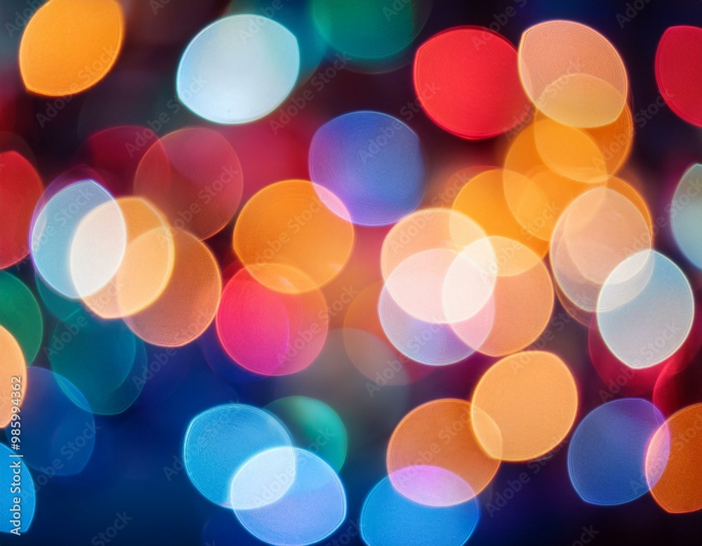 Colorful bokeh lights background Colorful bokeh lights background
