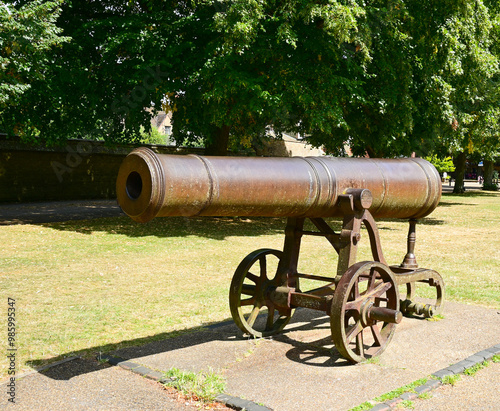 Old Russian Cannon, Palace Green, Ely, Cambridgeshire