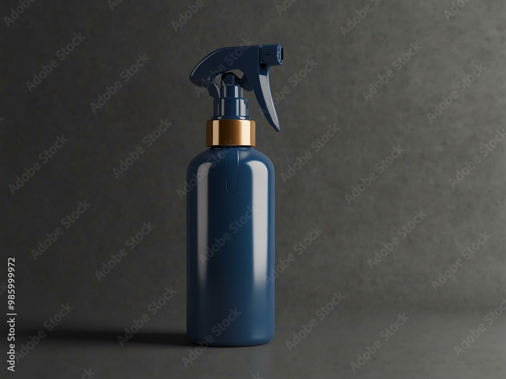Mockup of a spray bottle. Mockup of a spray bottle.