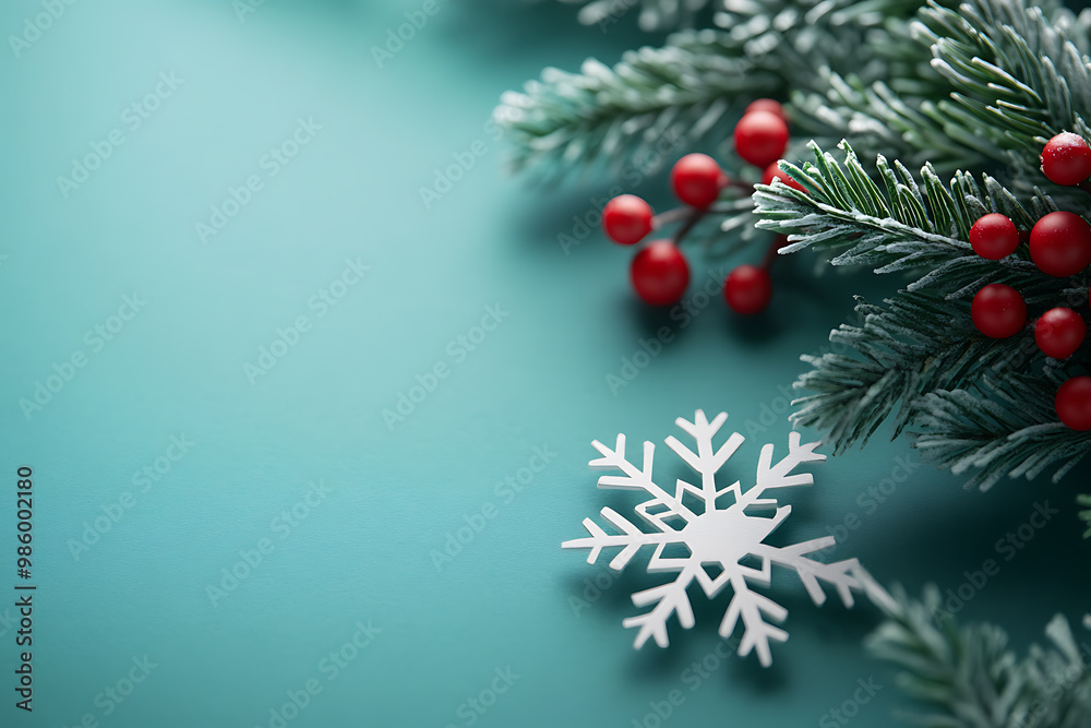 A simple design featuring iconic New Year's symbols, such as a Christmas tree or a snowflake, set against a clean and minimalist background. A simple design featuring iconic New Year's symbols, such as a Christmas tree or a snowflake, set against a clean and minimalist background.