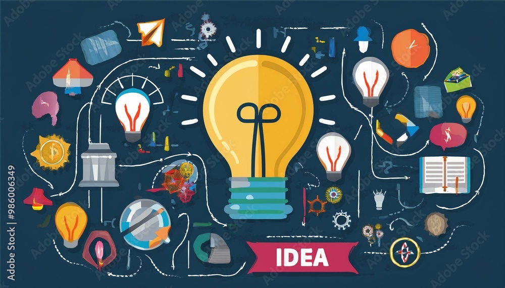 Obraz premium idea concept