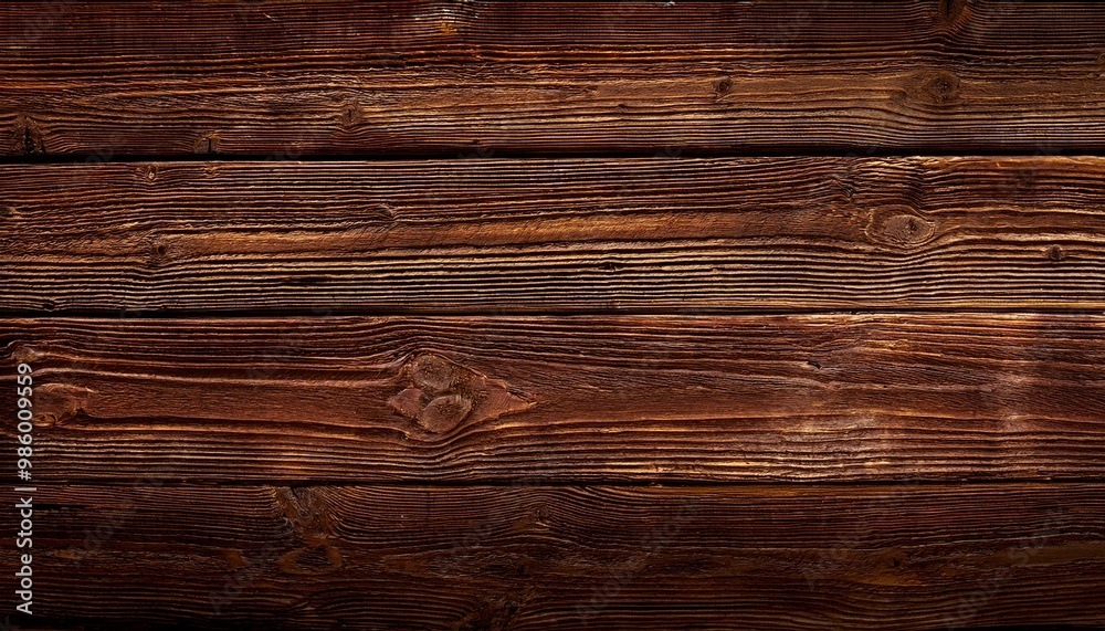 Fototapeta premium old brown rustic dark wooden texture - wood timber background panorama long banner