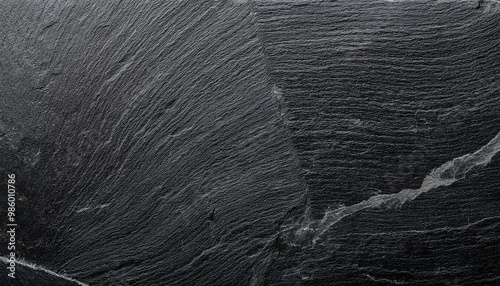 Panorama dark grey black slate background or texture.Panorama black slate background photo