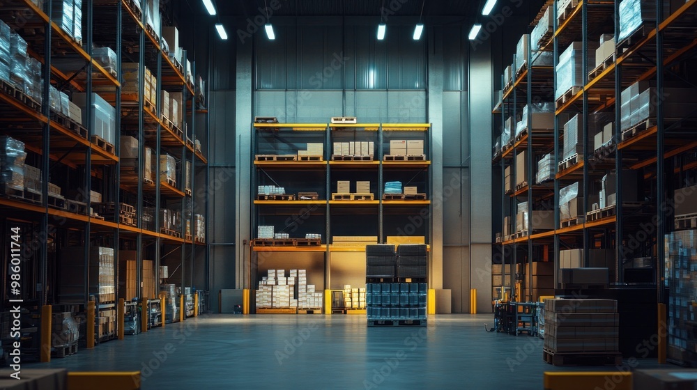 A behind-the-scenes look at a warehouse dedicated to an e-commerce business, with products being prepared for shipping A behind-the-scenes look at a warehouse dedicated to an e-commerce business, with products being prepared for shipping