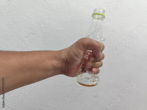 person holding a glass of water