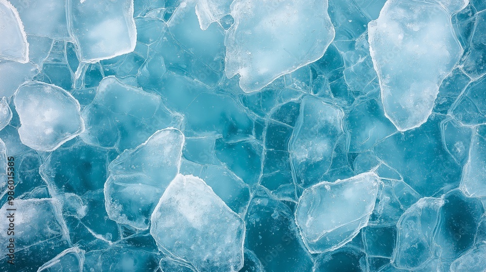 Top View of Baikal Ice Top View of Baikal Ice