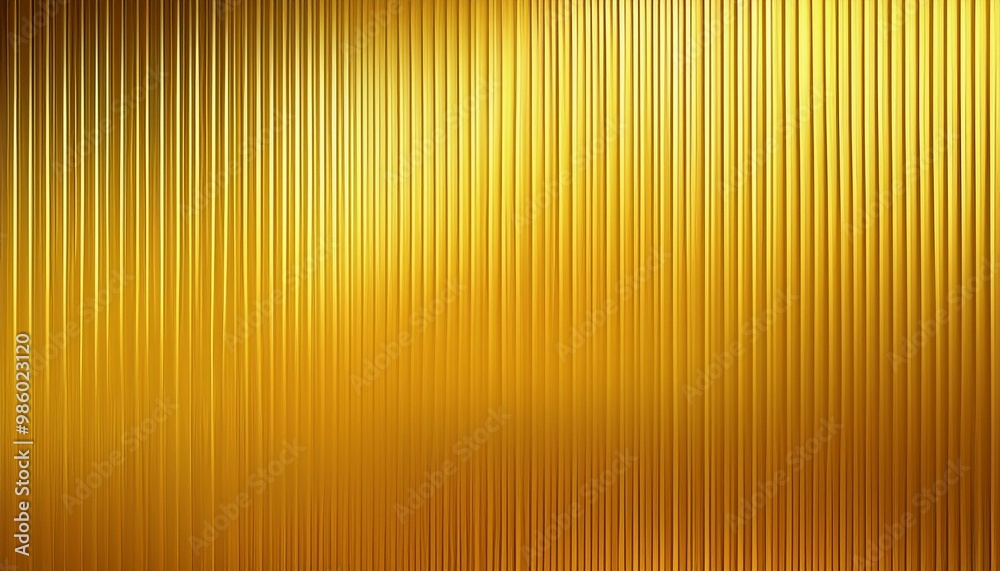 Obraz premium Yellow metallic striped background