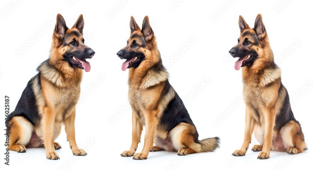 shepherd dog isolated on white background shepherd dog isolated on white background