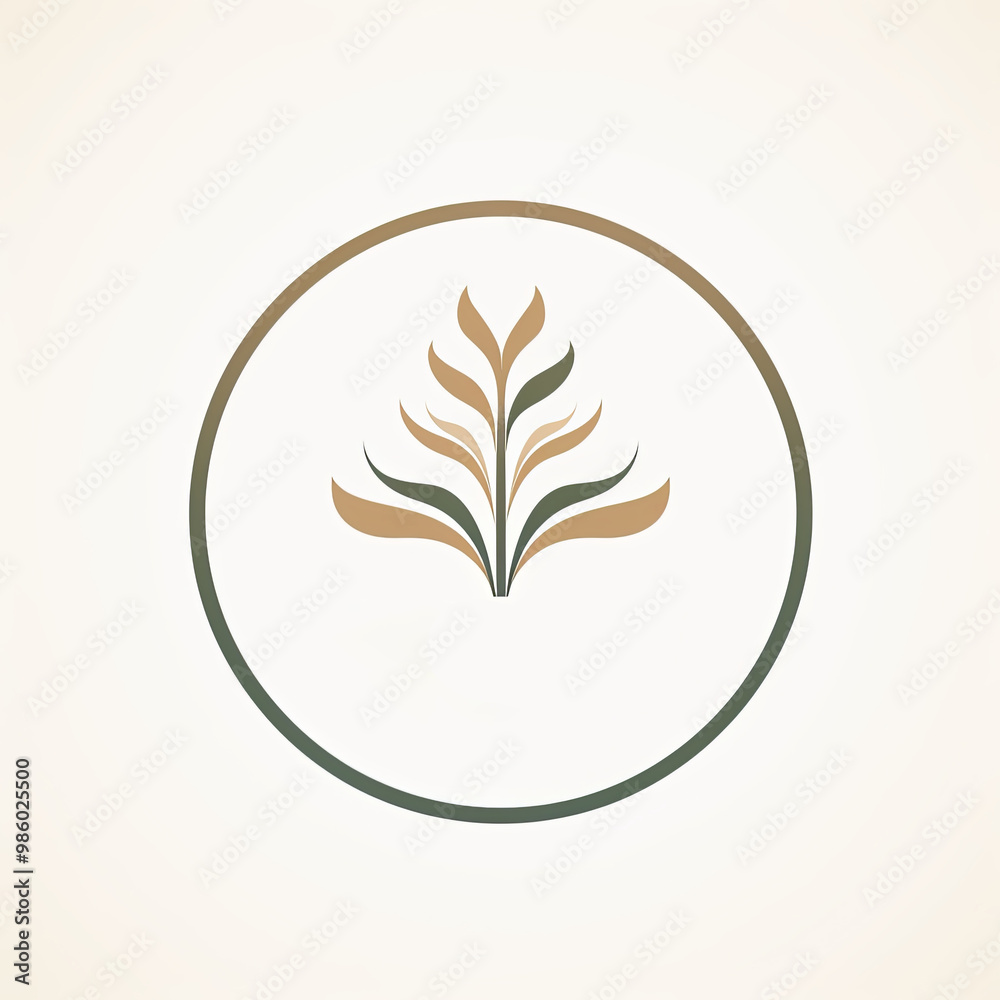 Logo for spa center. In style of boho, minimalistic Logo for spa center. In style of boho, minimalistic