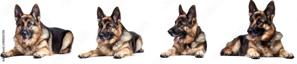 shepherd dog isolated on white background shepherd dog isolated on white background