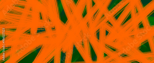 a pattern of orange lines
Banner