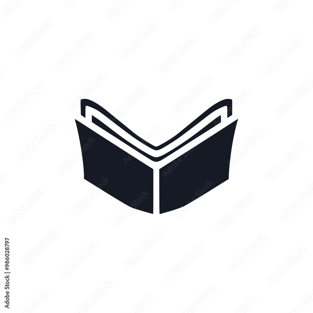 open book education logo vector illustration template design open book education logo vector illustration template design
