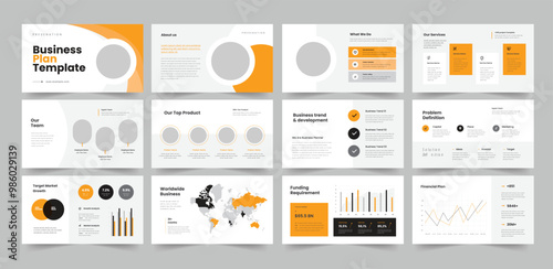 Business plan Presentation template business plan powerpoint slide design