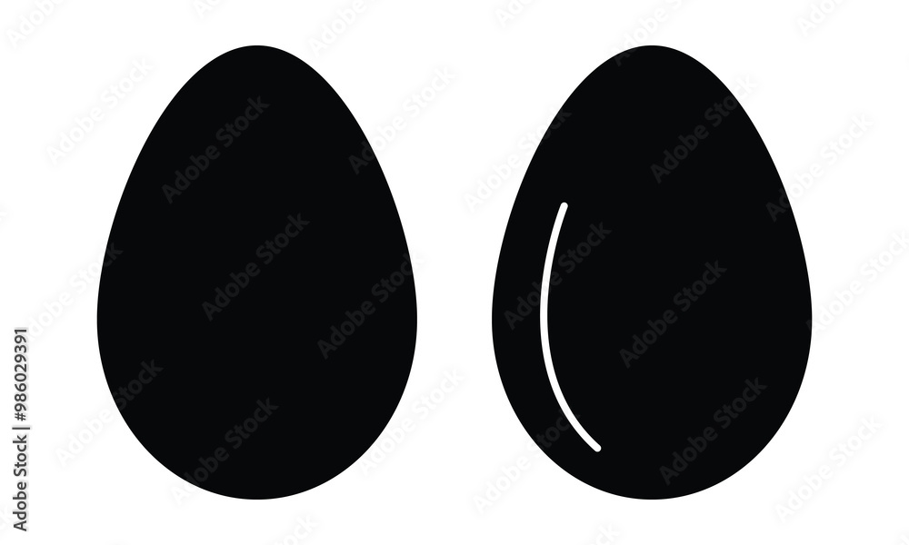 Easter Egg vector Icon. Flat style egg icon set. Vector illustration. Easter Egg vector Icon. Flat style egg icon set. Vector illustration.