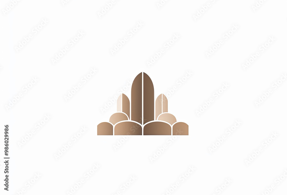 Logo for spa center. In style of pictorial, minimalistic, simple shapes and lines, on white background. Logo for spa center. In style of pictorial, minimalistic, simple shapes and lines, on white background.