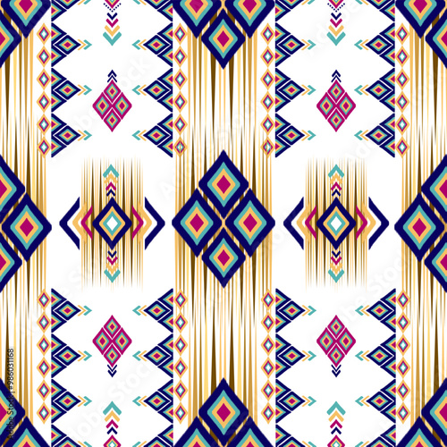 Motif ethnic ikat seamless
textile illustration, pink embroidery, print striped
ornament floral, pattern, design for wrapping,
silk, scarf, background, textile, carpet, rug,
texture, hand-draw