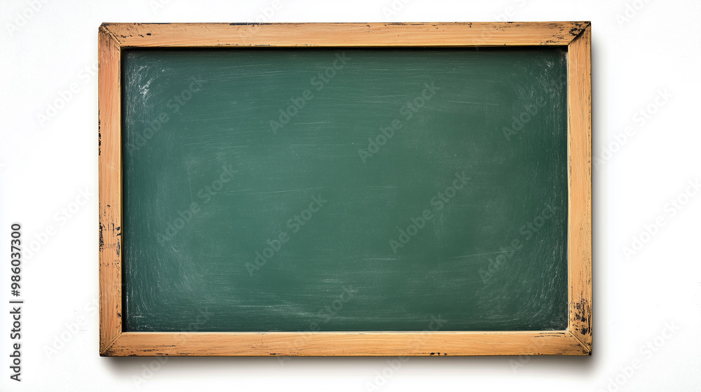 Versatile Canvas: Green Chalkboard Ready for Your Ideas Versatile Canvas: Green Chalkboard Ready for Your Ideas