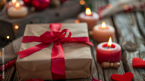 christmas candles and gifts