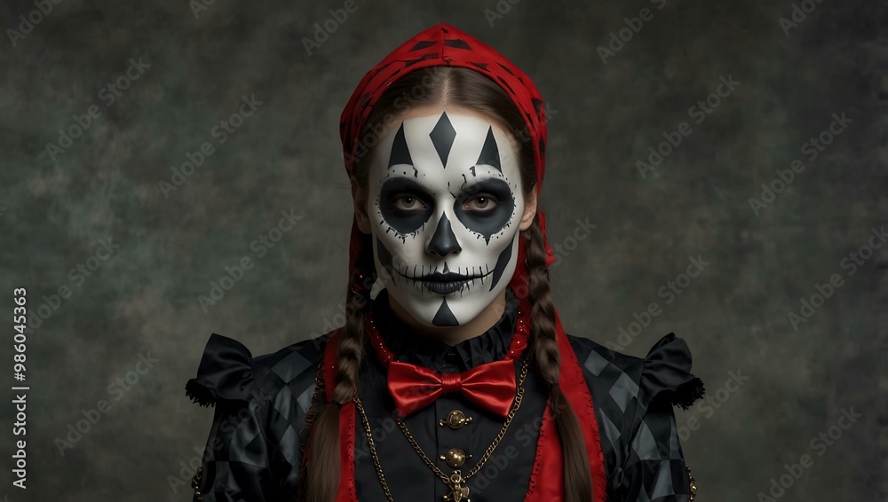 Skeleton harlequin. Skeleton harlequin.