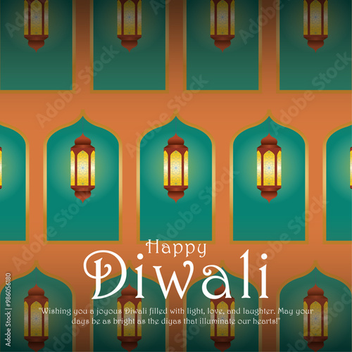 Happy Diwali post featuring wishes, suitable for social media: 