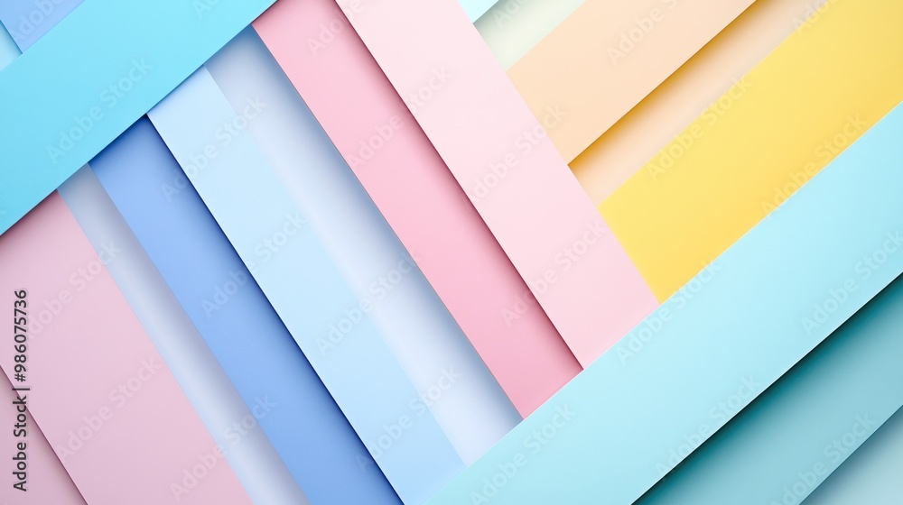 Abstract geometric background with pastel color paper. Abstract geometric background with pastel color paper.