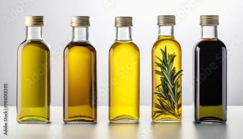 Five Bottles of Olive Oil and Vinegar